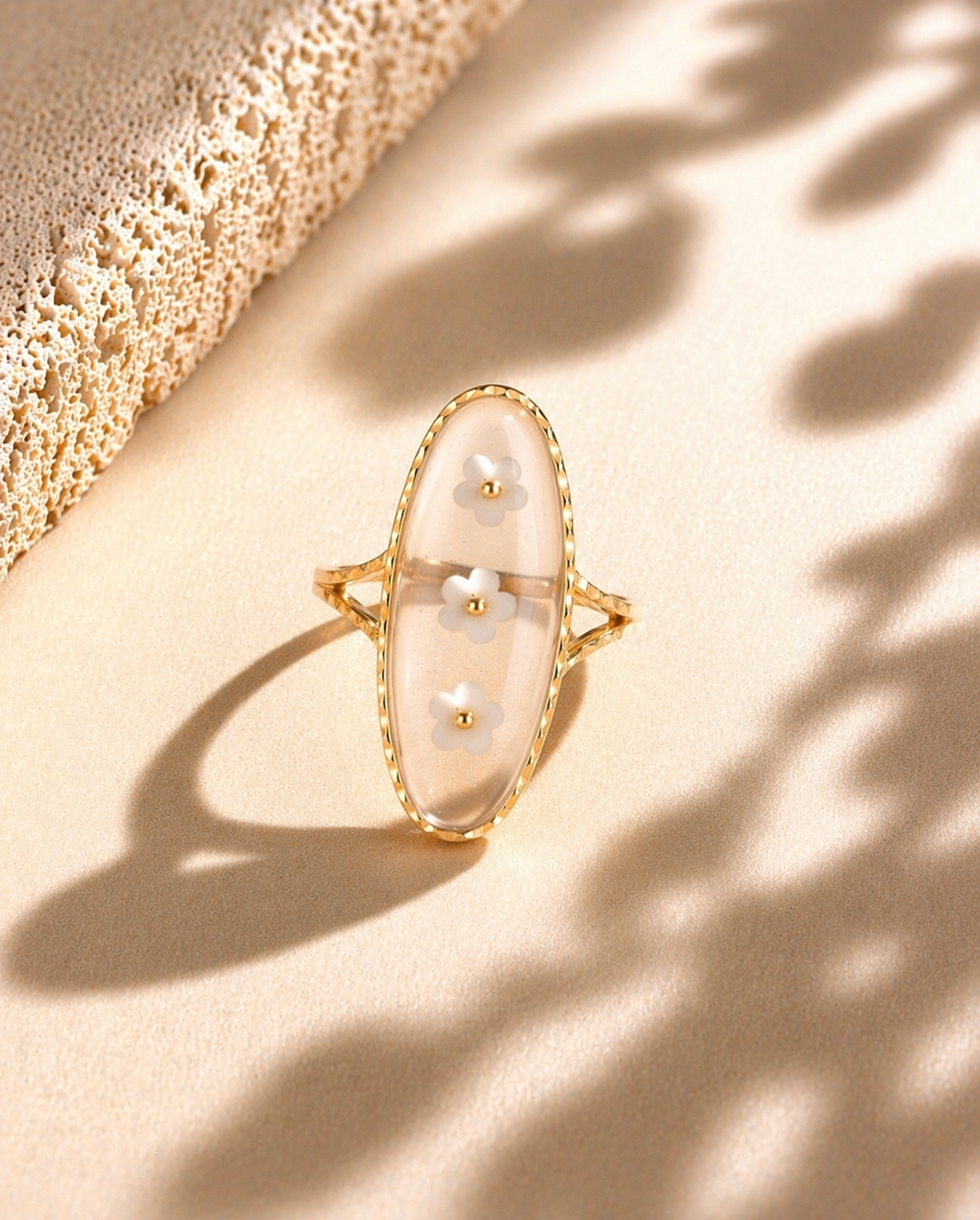 Pressed Petal Ring