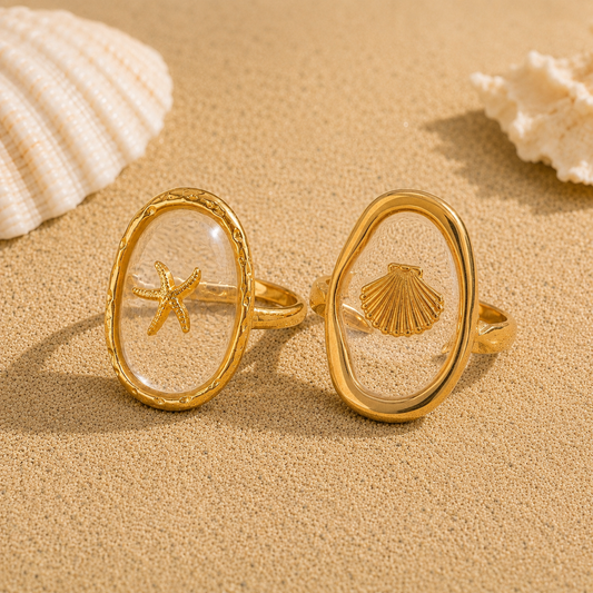 The Shell Pressed Rings
