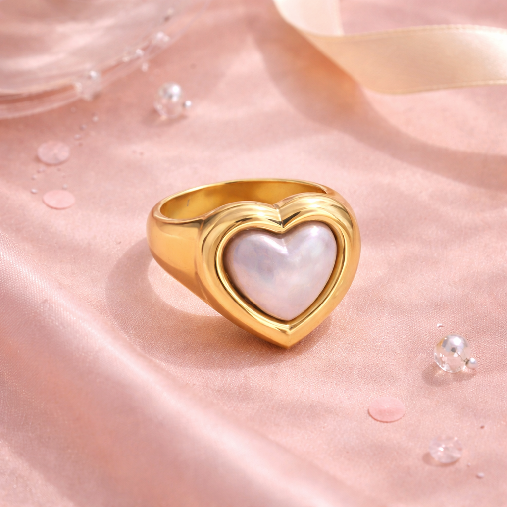 Sweetgrass Heart Ring