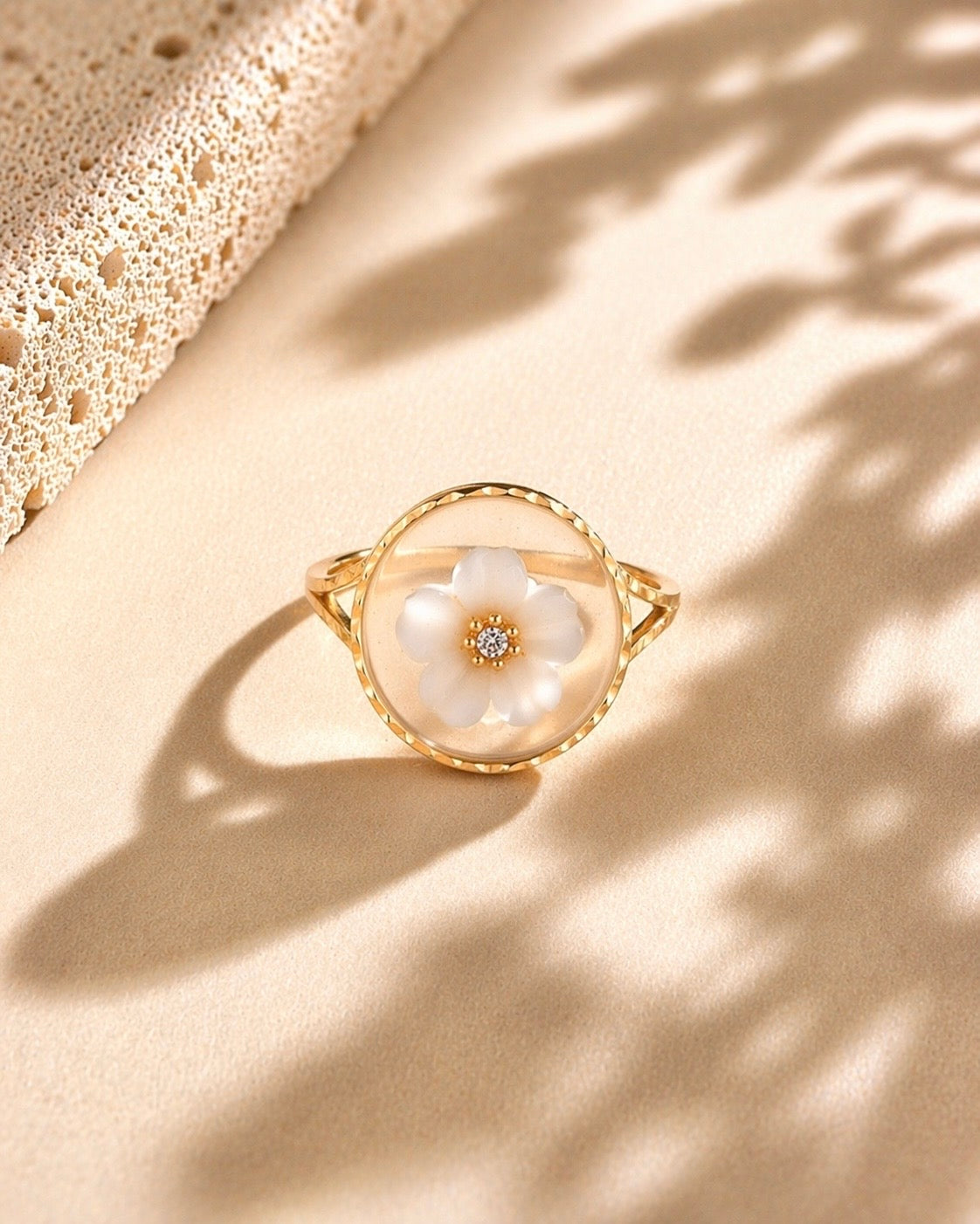 Pressed Petal Ring